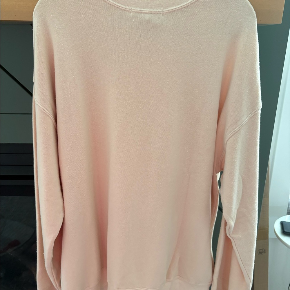 Daydreamer Cream Shania Oversized Long Sleeve Sweatshirt. - Picture 2 of 3